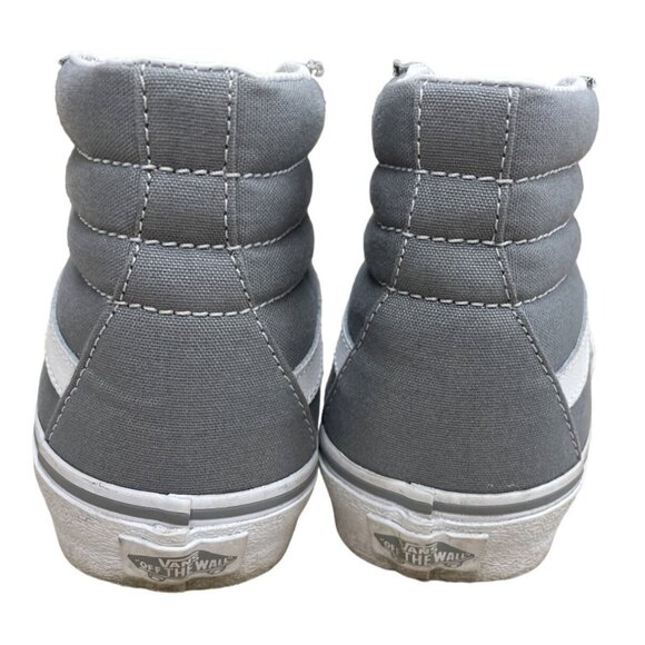 Vans High Top Gray Unisex Size W 6.5 M 5 Canvas Sneakers SKU 1598 - Picture 4 of 5